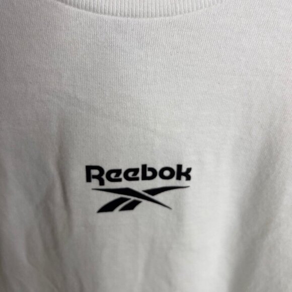 Reebok Men's Game Win Logo Graphic T-Shirt - White Size L - Picture 3 of 7